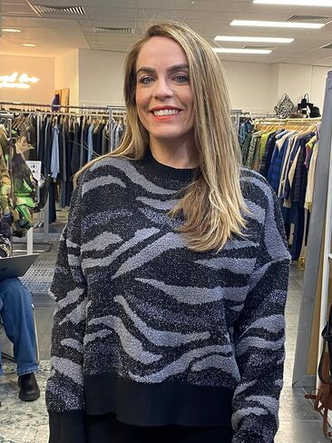 Desigual Women's Woman Flat Knit Thin Gauge Pullover in Saudi Arabia