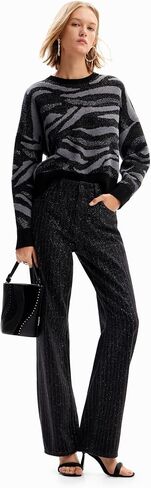 Desigual Women's Woman Flat Knit Thin Gauge Pullover in Saudi Arabia