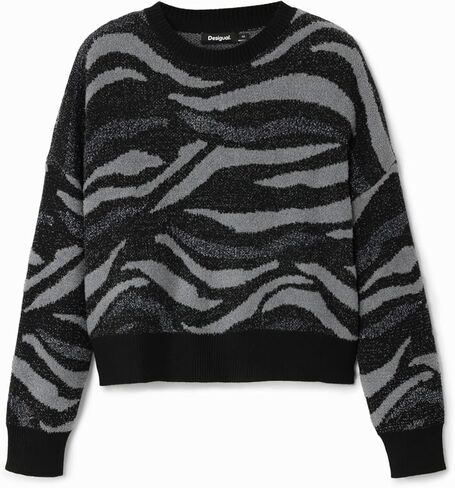 Desigual Women's Woman Flat Knit Thin Gauge Pullover in Saudi Arabia