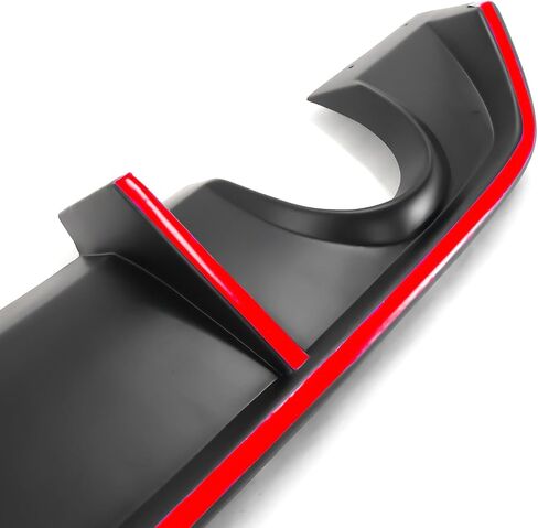 Diffuser المصد الخلفي متوافق مع 2012-2014 Dodge Charger SRT8 ، V2 Style PP Splitter SPOILER VALANCE DIFFUSER CIT in Kuwait