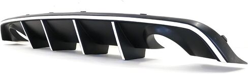 Diffuser المصد الخلفي متوافق مع 2012-2014 Dodge Charger SRT8 ، V2 Style PP Splitter SPOILER VALANCE DIFFUSER CIT in Kuwait