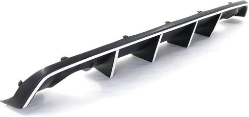 Diffuser المصد الخلفي متوافق مع 2012-2014 Dodge Charger SRT8 ، V2 Style PP Splitter SPOILER VALANCE DIFFUSER CIT in Kuwait