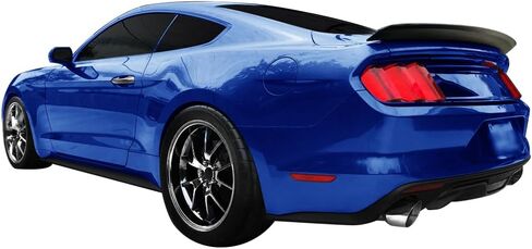 IKON MOTORSPORTS, Trunk Spoiler Compatible with 2015-2023 Ford Mustang 2-Door Coupe & Convertible Convertible, Painted Glossy Black ABS Rear Tail Wing Boot Lid in Saudi Arabia