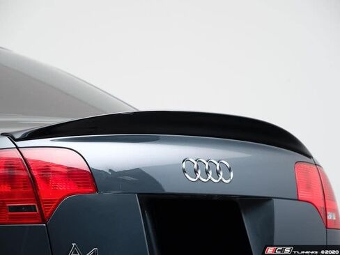 ECS Trunk Spoiler (Gloss Black) Compatible with Audi B7 A4 S-Line / S4 in Saudi Arabia