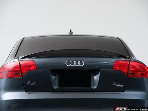 ECS Trunk Spoiler (Gloss Black) Compatible with Audi B7 A4 S-Line / S4 in Saudi Arabia