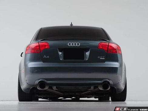 ECS Trunk Spoiler (Gloss Black) Compatible with Audi B7 A4 S-Line / S4 in Saudi Arabia