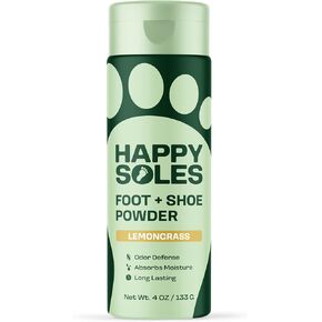 مزيل الروائح الحذاء ومسحوق القدم - مسحوق القدم النهائي للأقدام ذات الرائحة الكريهة والتحكم في الرائحة - امتصاص العرق والطول طويل الأمد - مثالية للأقدام الفائقة ورائحة الأحذية غير السارة (Lemongrass) in Kuwait