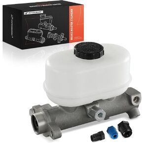 A-Premium Brake Master Cylinder with Reservoir and Sensor Compatible with Ford Vehicles - F-53 Motorhome 1990-1997, F-59 Commercial Stripped Chassis 1992-1996, F-Super Duty, Econoline Super Duty in Kuwait