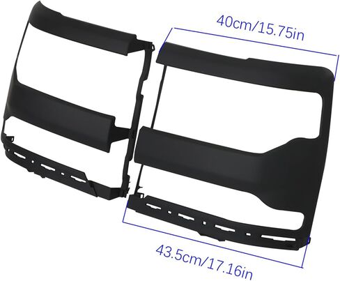 1 Pair of Headlight Trim Bezel Cover Left and Right Side Replacement for Silverado 1500 2016-2018 in Saudi Arabia
