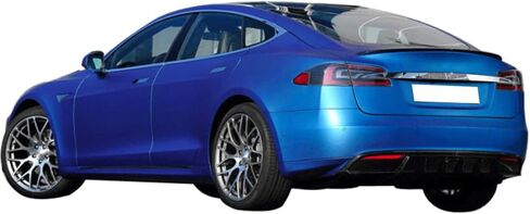 Trunk Spoiler Compatible with 2012-2025 Tesla Model S, Unpainted ABS Rear Spoiler Boot Deck Lid Roof Wing Replacement by IKON MOTORSPORTS, 2013 2014 2015 2016 in Saudi Arabia