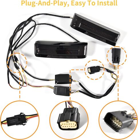 LED Saddlebag Tail Light for Cvo Road Street Glide 2023-2025 ، أمتعة جانبية تشغيل فرامل تشغيل مصباح LED LED LED ل Harley fltx fltrxstse 2024-2025 in Saudi Arabia