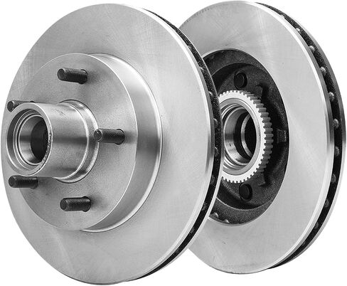 Detroit Axle - Front Brake Kit for 2WD Chevrolet S10 Blazer GMC Sonoma Jimmy Isuzu Hombre 4-Wheel ABS Brake Rotors Ceramic Brakes Pads Replacement in Saudi Arabia