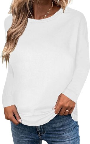 LilyCoco Women's Criss Cross Back Long Sleeve T Shirt Crewneck Open Back Tee Shirt in Saudi Arabia