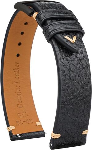 Quick Release Leather Watch Band,Top Grain Leather Watch Straps, Italian Calfskin Watchbands Replacement Strap for Men Women 16mm 18mm 19mm 20mm 21mm 22mm 24mm in Saudi Arabia