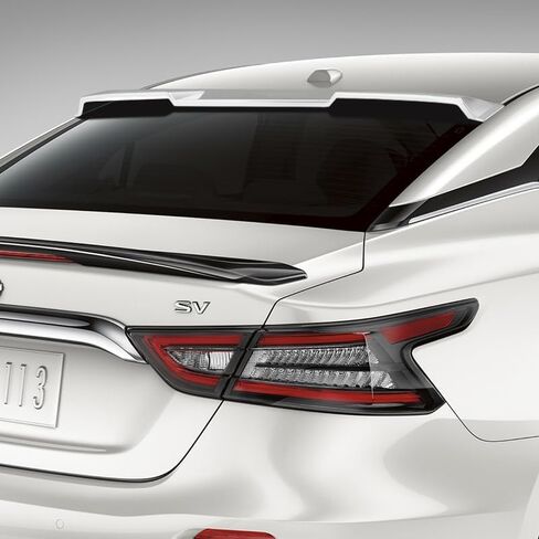 EPARTS ABS Rear Window Roof Visor Spoiler Compatible with 2016-2023 Nissan Maxima (Pearl Black) in Saudi Arabia