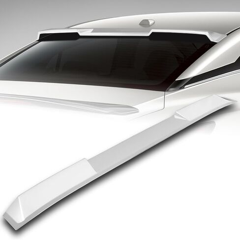 EPARTS ABS Rear Window Roof Visor Spoiler Compatible with 2016-2023 Nissan Maxima (Pearl Black) in Saudi Arabia
