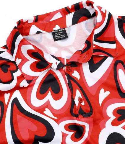 Men's Novelty Shirt Short Sleeve Golf Polo Top in Kuwait