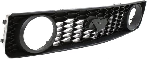 Fitrite Auto Parts Grille New Grille for 2005-2009 Ford Mustang ، Honeycomb Insert ، Shell Black Shell and Insert ، GT Deluxe/GT Premium Models FO1200422 in Saudi Arabia