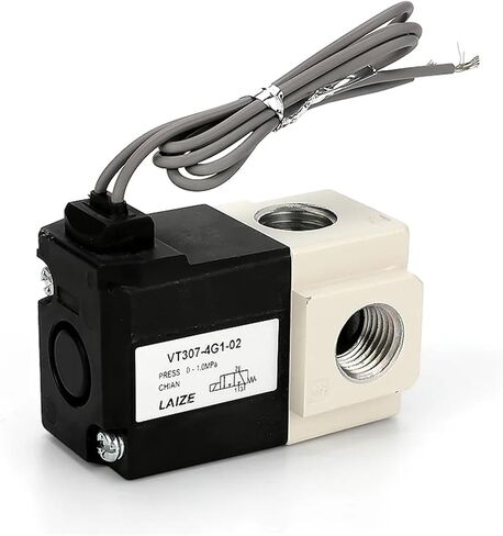 1PCS Vacuum Solenoid Valve Pilot-Operated High Frequency Direct-acting 2 Position 3 Way 220V 24V 12V VT307V(VT307V-5G1-02 DC24V) in Saudi Arabia