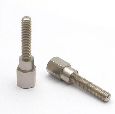 2PCS محول المرآة الخلفية الدراجات النارية العالمية M8 إلى M6 8mm إلى 6 مم من الذكور براغي تمديد الخيط الأيمن من الذكور in Saudi Arabia
