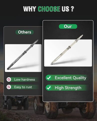 استبدال محور العجلات الخلفية Scitoo ATV لـ Honda Foreman 500 520 لـ Honda Rancher 420 2014-2019 2020-2022 42311-HR3-A20 in Kuwait