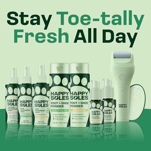 مزيل الروائح الحذاء ومسحوق القدم - مسحوق القدم النهائي للأقدام ذات الرائحة الكريهة والتحكم في الرائحة - امتصاص العرق والطول طويل الأمد - مثالية للأقدام الفائقة ورائحة الأحذية غير السارة (Lemongrass) in Kuwait