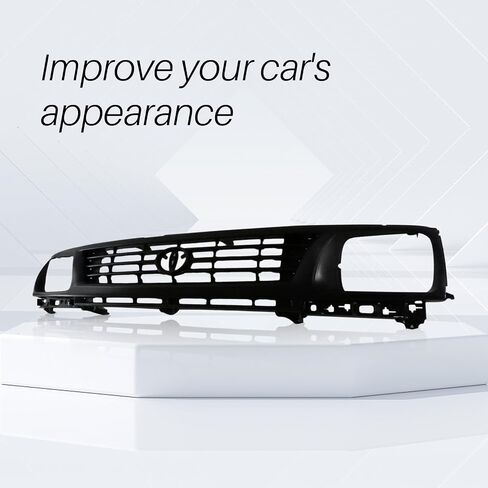 Perfit Liner Grille Grille Grill Gray Shell/Black Insert متوافق مع 1995-1996 Toyota Tacoma Pickup Truck Fits 2WD TO1200194 5310035290 in Saudi Arabia