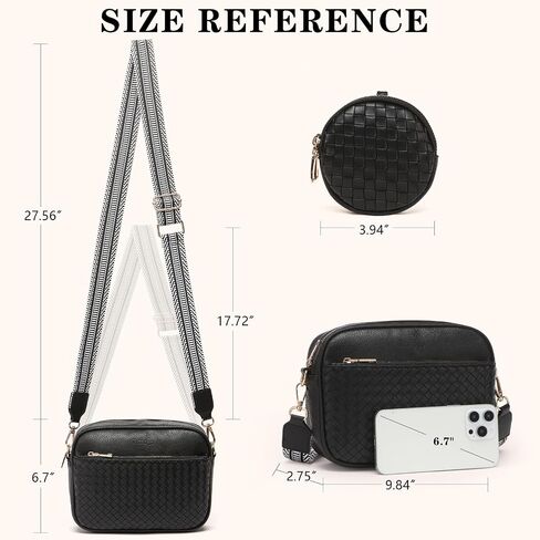 محافظ Crossbody للنساء نباتات نباتية صغيرة حقائب اليد مع حقيبة عملة قابلة للفصل حزام واسع القابل للتعديل in Saudi Arabia