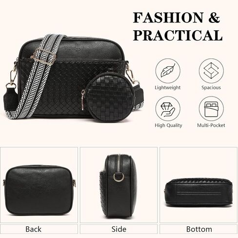 محافظ Crossbody للنساء نباتات نباتية صغيرة حقائب اليد مع حقيبة عملة قابلة للفصل حزام واسع القابل للتعديل in Saudi Arabia