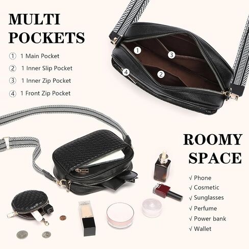 محافظ Crossbody للنساء نباتات نباتية صغيرة حقائب اليد مع حقيبة عملة قابلة للفصل حزام واسع القابل للتعديل in Saudi Arabia