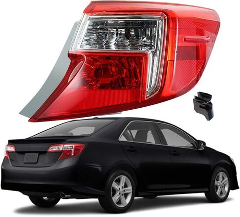 LABLT Driver Left and Passenger Right Side Rear Tail Brake Light Lamp Replacement for Camry 2012 2013 2014 Tail Light Lamp Assembly Replacement for 8155006470 TO2805114 in Saudi Arabia