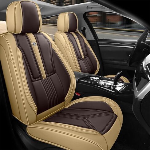 Car Seat Covers Front Set for Chevrolet Chevy Colorado 2004-2024,Leather Seat Cover for Car,Waterproof Seat Protector Vehicle Seat Cushions Automotive Seat Protector(2 seat,Black&Red) in Kuwait