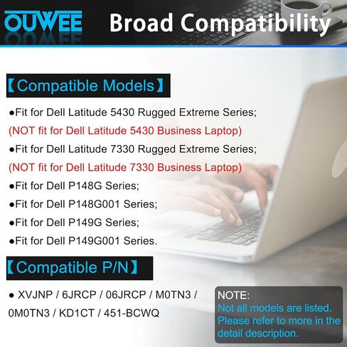 7WNW1 استبدال بطارية الكمبيوتر المحمول لـ Dell Latitude 5424 Rugged Extreme ، Latitude 5420 Rugged Extreme ، Latitude 7424 Rugged Extream in Saudi Arabia