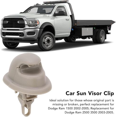 Sun Visor Retainer Clip ، 1DC48TL2AA ، Car Sun Visor Hook Retainer Clip Replacing for Dodge RAM 1500 2500 3500 in Saudi Arabia