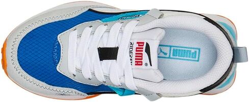 Puma Kids Boys Rider FV Future Vintage Lace Up Sneakers Shoes - Blue ، Orange ، White ، Yellow in Kuwait