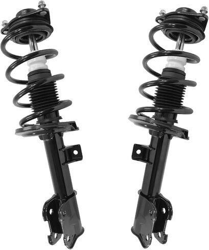 Detroit Axle - 2PC Struts Front For For 2013 2014 Hyundai Santa Fe Sport ، دعامات كاملة مع صدمات تعليق تجميع الربيع لفائف in Saudi Arabia