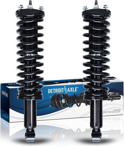 Detroit Axle - 2 Front Struts for 1995-2004 Toyota 4WD Tacoma, 1998-2004 Tacoma 2WD PreRunner - Exc. Crew Cab Complete Struts w/Coil Spring 1996 1997 1999 2000 2001 2002 2003 Replacement Strut Shock in Saudi Arabia