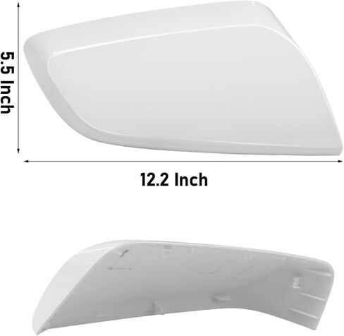 Compatible with Chevy Impala Mirror Cover 2014 2015 2016 2017 2018 2019 2020, Passenger Side Mirror Caps Replacement, Clip-on Replace for 22997386 Glossy Black Wing Mirrors Cover - Right in Saudi Arabia