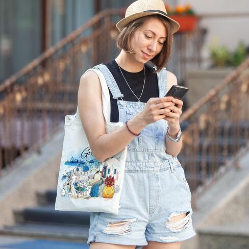 Europe Travel Souvenirs Gifts Tote Bags Reusable Grocery Bags London Paris Switzerland Gifts for Women in Saudi Arabia