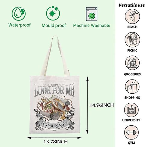 FOTAP 4th Wing Series Tote Bag Dragon Rider Handbag Fantasy book Book Lover Gift Tairn&Andarna Lover Gift in Saudi Arabia