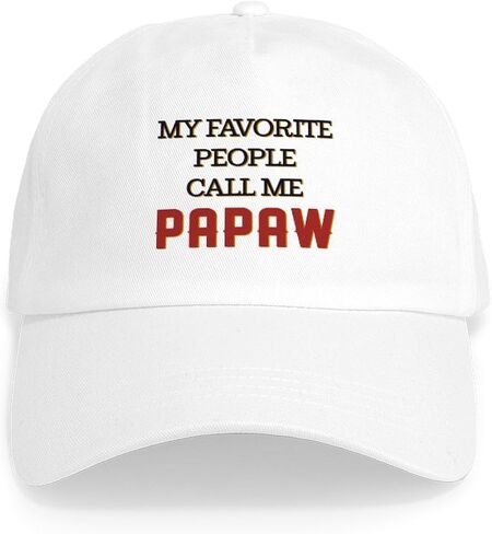 CafePress My Favorite People Call Me Papaw Cap Adjustable Baseball Cap in Saudi Arabia