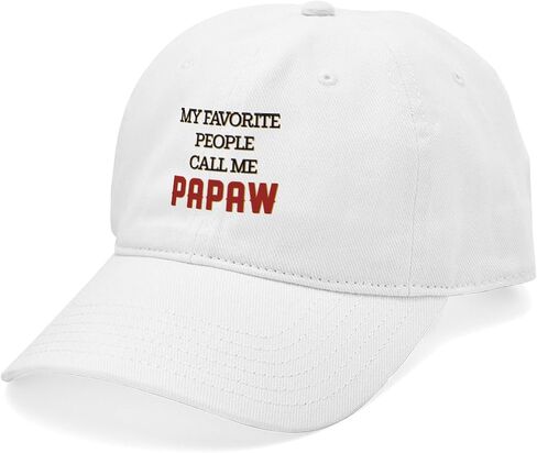 CafePress My Favorite People Call Me Papaw Cap Adjustable Baseball Cap in Saudi Arabia