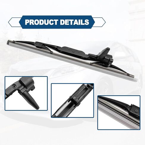 Replaces# 85242-0C010, Automobile Rear Window Wiper Blade, Compatible with 2008 2009 2010 2011 2012 2013 2014 2015 2016 2017 T0y0ta Sequoia, Rear Wiper Accessories in Saudi Arabia