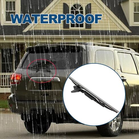 Replaces# 85242-0C010, Automobile Rear Window Wiper Blade, Compatible with 2008 2009 2010 2011 2012 2013 2014 2015 2016 2017 T0y0ta Sequoia, Rear Wiper Accessories in Saudi Arabia