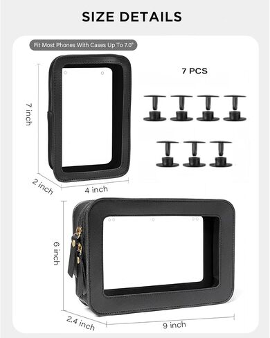 4 حزم واضحة BOGG BOG Accessories Beach Beach Rage مناسبة لحقيبة BOGG إدراج حقيبة الهاتف المحمول حامل أكياس ماكياج صافية حقيبة أدوات التداخل الرئيسية لحقيبة BOGG ، وملحقات لأكياس BOGG (أبيض) in Kuwait