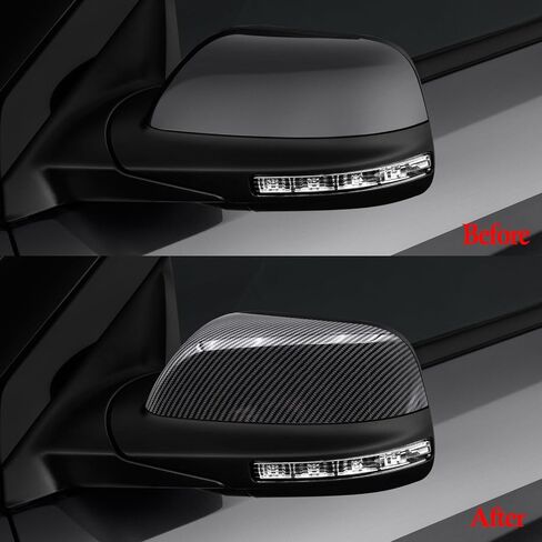 سائق و Passeger Side Gloss Black Mirror Cap Cover Fits for Ford Explorer 2016 2017 2018 2019 in Saudi Arabia