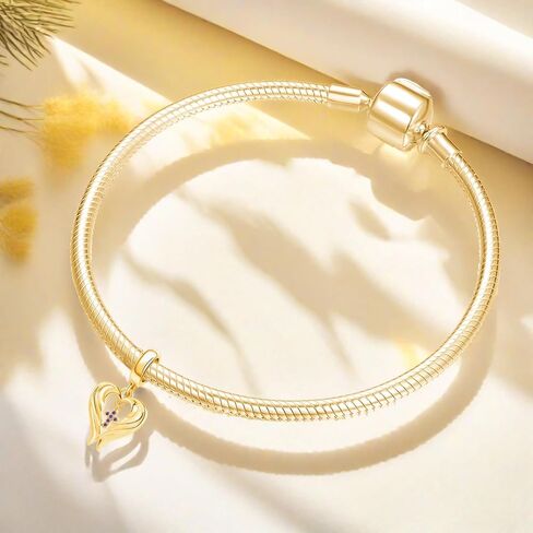 Angel Wing Dangle Charm Birthstone Corss Bead Compatible with Pandora Bracelet Women Present in Saudi Arabia