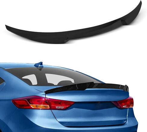 جناح Scitoo ABS SPOILER يناسب 2015-2018 لـ HYUNDAI ELANTRA AD PRE-FACELIFT 1PC GLOSSY BLACK TRUNK SPOILER in Saudi Arabia