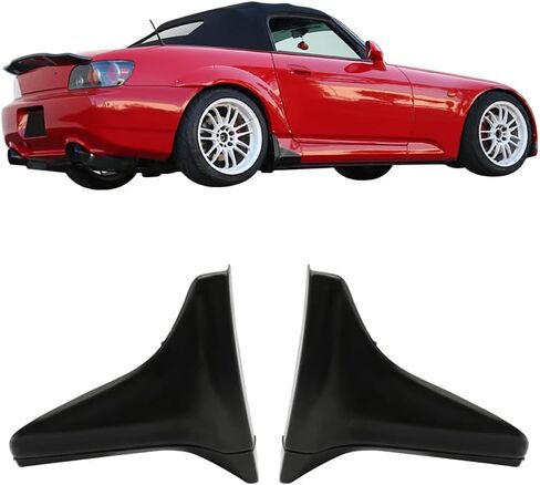 Ikon Motorsports ، CAPE SKIRT CAP متوافق مع 2000-2009 Honda S2000 ، OE مصنع التنورة الجانبية الحارس سترات باو بوس ، 2001 2002 2004 2004 in Kuwait