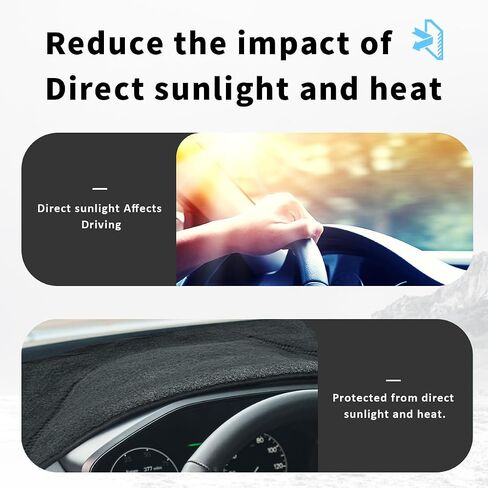 Auovo Dash Mat Center Cover Cover Cover Protector Sunshield Cover Cover Dash Pad Dash Carpet مع Honda CRV CR-V 2022 2023 Dashboard Mat Cover in Saudi Arabia